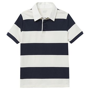 Boys 2-20 Lands' End Short Sleeve Rugby Polo