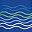 Wavy Nautical Blue