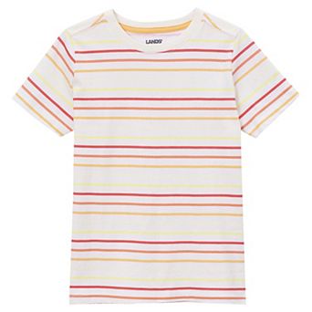 Boys 2-20 Lands' End Short Sleeve Stripe Crewneck T-Shirt