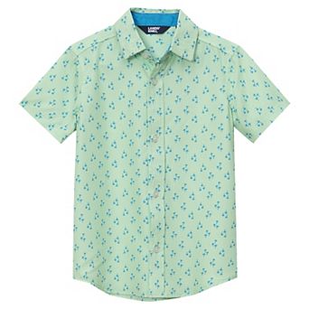 Boys 2-20 Lands' End Short Sleeve Button Down Performance Shirt