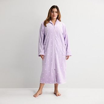 Plus Size Croft & Barrow® Long Plush Sleep Robe
