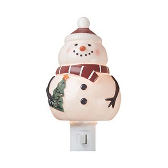 St. Nicholas Square® Ceramic Snowman Night Light