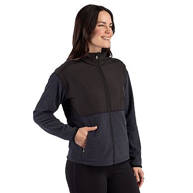 Cutter & Buck Hunts Point Epic Comfort Recycled Fleece Womens Hybrid Jacket