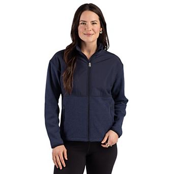 Cutter & Buck Hunts Point Epic Comfort Recycled Fleece Womens Hybrid Jacket