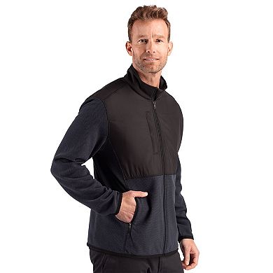 Cutter & Buck Hunts Point Epic Comfort Recycled Fleece Mens Hybrid Jacket