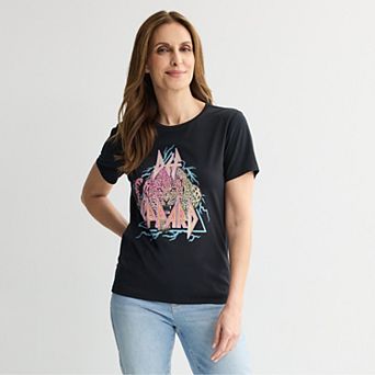 Women's Def Leppard Triangle Graphic Short Sleeve Tee