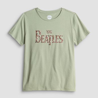 Women's The Beatles Floral Graphic Tee