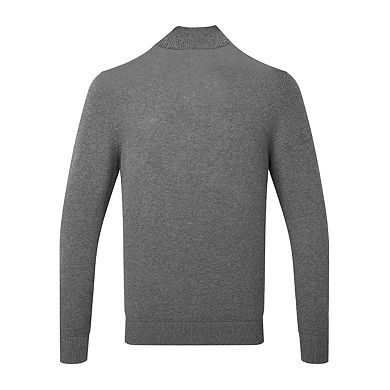 Asquith & Fox Mens Cotton Blend Zip Sweatshirt