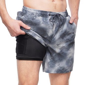 Men's Rokka&Rolla 7-inch Compression Liner Swim Bottoms
