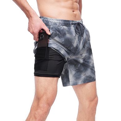 Men's Rokka&Rolla 7-inch Compression Liner Swim Bottoms