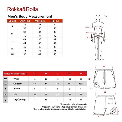Men's Rokka&Rolla 7-inch Compression Liner Swim Bottoms