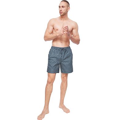 Men's Rokka&Rolla 7-inch Compression Liner Swim Bottoms with Back Zipper Pocket