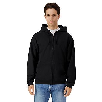Gildan Mens Softstyle Fleece Midweight Full Zip Hoodie