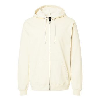 Gildan Mens Softstyle Fleece Midweight Full Zip Hoodie