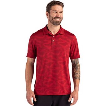 Cutter & Buck Coastline Epic Comfort Camo Print Recycled Mens Polo