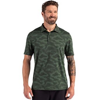 Cutter & Buck Coastline Epic Comfort Camo Print Recycled Mens Polo