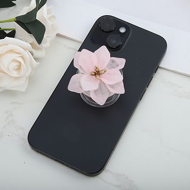 Resin Lotus Phone Grip for Enhanced Smartphone Experience and Comfort 1Pc