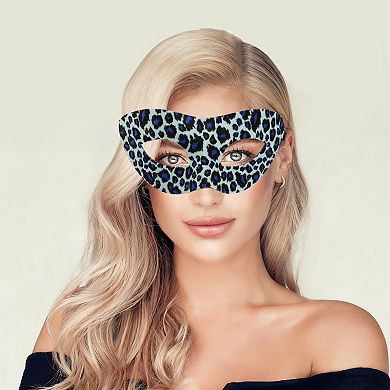 Leopard Print Masquerade Party Mask for Adults and Kids 1 Pc