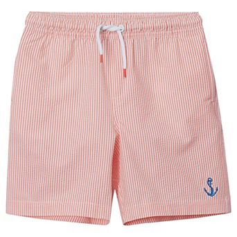 Boys 2-20 Lands' End Chlorine-Resistant Seersucker Swim Bottoms