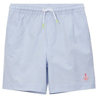 Boys 2-20 Lands' End Chlorine-Resistant Seersucker Swim Bottoms