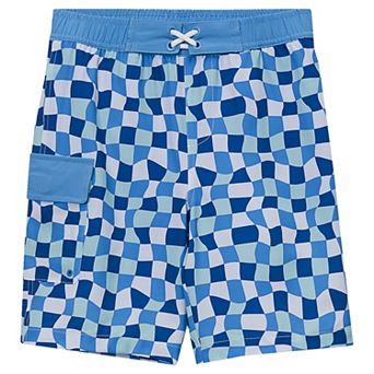 Boys 2-20 Lands' End Chlorine Resistant Stretch Printed Swim Bottoms