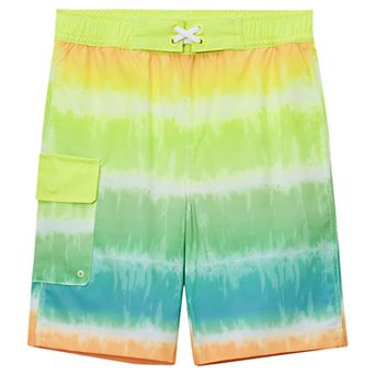 Boys 2-20 Lands' End Chlorine Resistant Stretch Printed Swim Bottoms