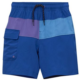 Boys 2-20 Lands' End Chlorine Resistant Colorblock Hydroliner Swim Bottoms