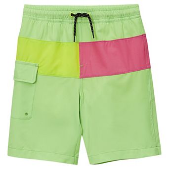 Boys 2-20 Lands' End Chlorine Resistant Colorblock Hydroliner Swim Bottoms