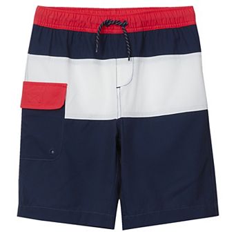 Boys 2-20 Lands' End Chlorine Resistant Colorblock Hydroliner Swim Bottoms