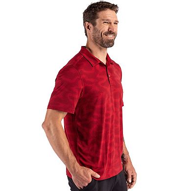 Cutter & Buck Coastline Epic Comfort Camo Print Recycled Mens Polo