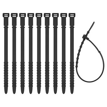 10 pc 7.09" Length Silicone Cable Ties