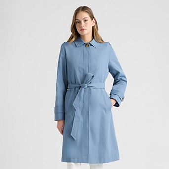 Women's Ellen Tracy Double-Breasted Trench Coat