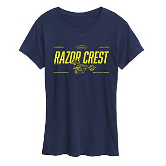 Women's Star Wars The Mandalorian & Grogu Razor Crest Graphic Tee