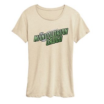 Women's Star Wars The Mandalorian & Grogu Logo Graphic Tee