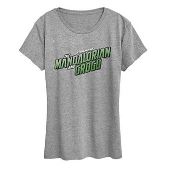 Women's Star Wars The Mandalorian & Grogu Logo Graphic Tee
