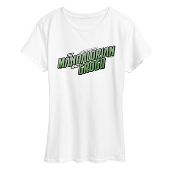 Women's Star Wars The Mandalorian & Grogu Logo Graphic Tee