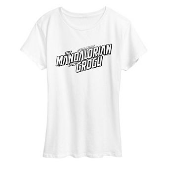 Women's Star Wars The Mandalorian & Grogu Logo Graphic Tee