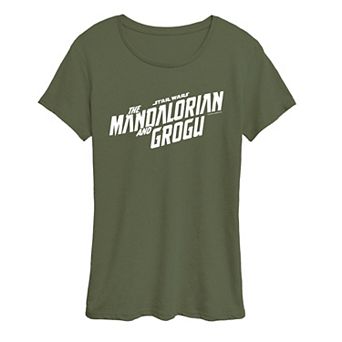 Women's Star Wars The Mandalorian & Grogu Logo Graphic Tee