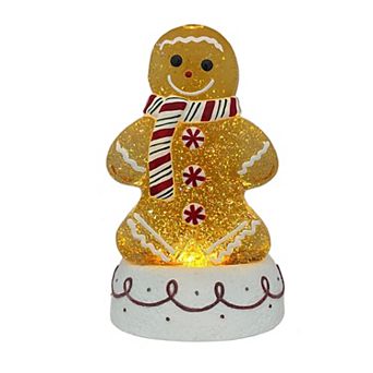 St. Nicholas Square® LED Gingerbread Shimmer Acrylic Table Decor