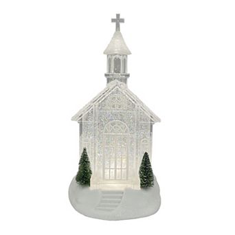 St. Nicholas Square® Acrylic Church Shimmer Table Decor
