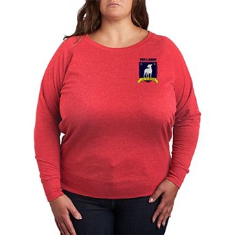 Plus Size Ted Lasso A.F.C Richmond Logo French Terry Long Sleeve Tee