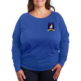 Plus Size Ted Lasso A.F.C Richmond Logo French Terry Long Sleeve Tee