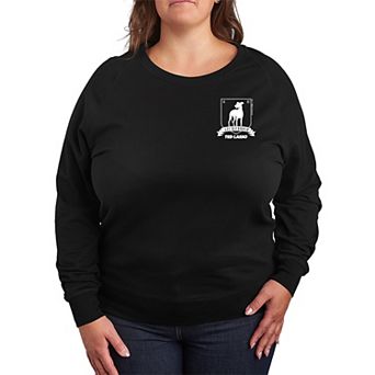 Plus Size Ted Lasso A.F.C Richmond Logo French Terry Long Sleeve Tee