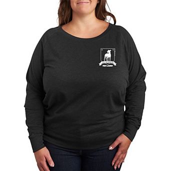 Plus Size Ted Lasso A.F.C Richmond Logo French Terry Long Sleeve Tee