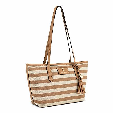 Nine West Nori Striped Shopper Bag