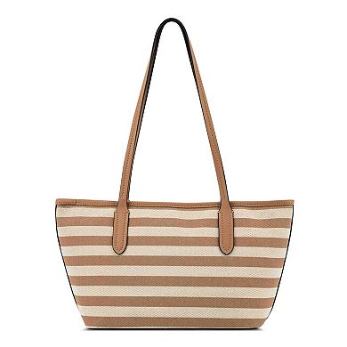 Nine West Nori Striped Shopper Bag