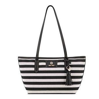 Nine West Nori Striped Shopper Bag
