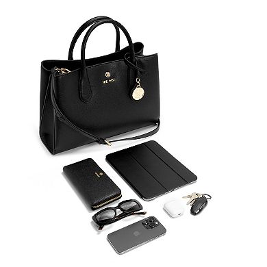 Nine West Kyrie Satchel Bag With Crossbody Strap