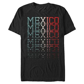 Big & Tall Mexico Fading Text Effect Graphic Tee