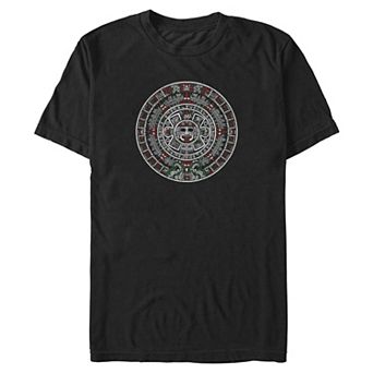 Big & Tall Aztec Calendar Art Graphic Tee